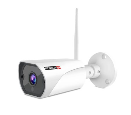 Camara WiFi 2 Mp Exterior, Ir Hasta 10 Mts, 2 Vias De Audio, Micrófono Incluido, Detección De Movimiento, MicroSD(128Gb), Wireles (B/G/N), Ip66
