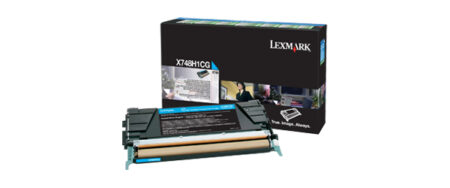Cartucho Tóner Lexmark – 10000 Páginas, Cian, Laser, Negro
