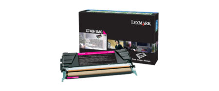 Cartucho Tóner Lexmark – 10000 Páginas, Magenta, Laser, Negro