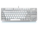 Teclado Gamer ASUS Rog Strix Scope Nx Tkl X806 Rgb - Teclado Mecánico, Alámbrico, Blanco