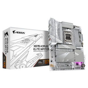 MB GIGABYTE X870 A ELITE WF7 ICE SOCKET AM5/4XDDR5/HDMI/USB-C/COLOR BLANCO/ATX