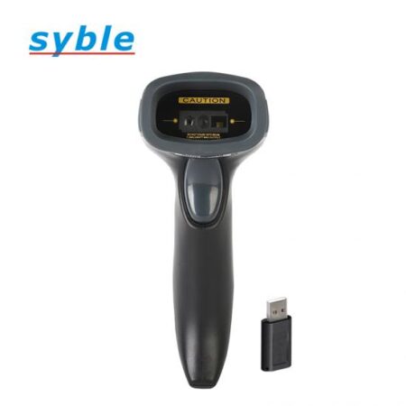 Lector De Código De Barras Inalambrico Bluetooth 2D 2.4G Imager Con Gatillo. Syble ( Xb-6221Rb )