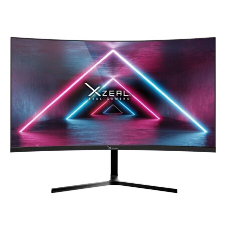 Monitor Xzeal 23.8 Pulgadas Xzeal Xspmg07B Xst-570-1 Panel Curvo VA FHD 100Hz 5Ms 1Xvga + 1Xhdmi + Vesa 100X100Mm Negro