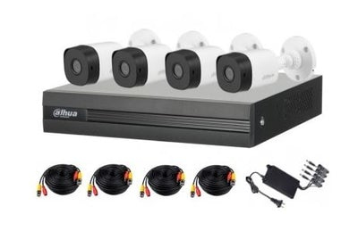 Kit Dahua Cooper Xvr1A04Kit, Dvr Xvr1A04+4 Cooper B1A11, H.264, Incluye 1 Pulpo P/4Camaras