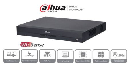Dahua Xvr5216A-4Kl-I3 Dvr 16 Ch 4K - Wizs H.265+/16 Ch Hdcvi+16 IP/ Hasta 32 Ch IP/ 2 Ch Facial/ Sdm+ 2 Dds De 10Tb/ 16 3 E S 4 Ch De Audio/ Iot/ Pos