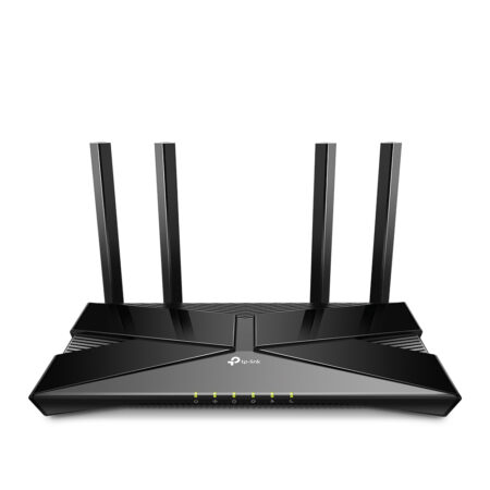 Router Inalambrico Tp-Link Xx230V 2.4-5Ghz/Doble Banda/1 Puerto Pon Sc/Apc/1 Puerto Fxs (RJ11)/4 Puertos LAN 10/100/1000Mbps/4 Antenas Externas/Color Negro