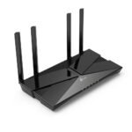 Router Inalambrico Tp-Link Xx230V 2.4-5Ghz/Doble Banda/1 Puerto Pon Sc/Apc/1 Puerto Fxs (RJ11)/4 Puertos LAN 10/100/1000Mbps/4 Antenas Externas/Color Negro