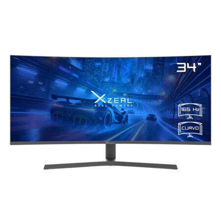 Monitor Xzeal 34 Xzeal Xz6010- Panel Curvo VA Wqhd 165Hz 4Ms 1Xdp