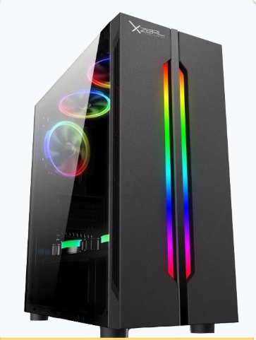 Gabinete Gamer Xzeal Xz120. Xzcgb03B