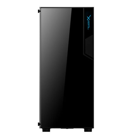 Gabinete Xzeal Xz130 C/3 Ventiladores Rgb/ATX/Sin Fuente/Color Negro, Xzcgb06B