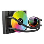 Enfriamiento Liquido Xzeal Xzco409B Typhoon-X Redondo/Argb 3 Pines/Pwm 4 Pines/1X120Mm/800 - 2200Rpm/Color Negro