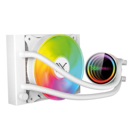 Enfriamiento Liquido Xzeal Xzco409W Redondo Xz-409/Argb 3 Pines/Pwm 4 Pines/1X120Mm/800 – 2200Rpm/Color Blanco