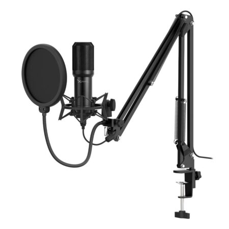 Xzeal Xz-260 Professional Microphone Kit /Anti-Pop/USB/Black