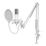 Xzeal Xz-260 Professional Microphone Kit /Anti-Pop/USB/White