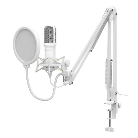 Xzeal Xz-260 Professional Microphone Kit /Anti-Pop/USB/White