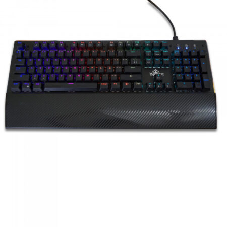 Teclado Mecanico Gaming Yeyian Yat1801 Flare Rgb Azul Serie 2000