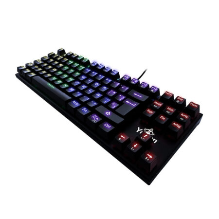 Teclado Mecanico Gaming Yeyian Yat1806 Spark Rgb Switch Rojo Serie 2000