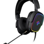 Diadema C/Microfono Yeyian Ydg-33405 Gamer Proud Serie 3500 Alamrico/Rgb/3.5Mm/Negro