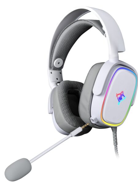 Diadema C/Microfono Yeyian Ydg-33406 Gamer Proud Serie 3500 Alambrico/Rgb/3.5Mm/Blanco