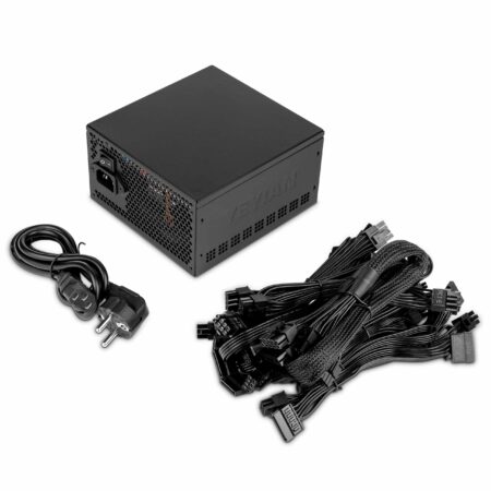 Yeyian Fuente De Poder Pegasus – ATX 3.0, 850W Oro, PCI -E Gen5, Proteccion Ocp/Ovp/Uv/Scp/Otp/Olp, Ventilador Dinamico 140Mm, Mod. Yfg-85031-01