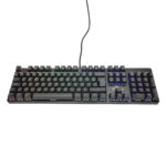 Yeyian Teclado Mecanico Gamer Kusari Switch Azul - 105 Teclas Rgb Con Opcion A Cambiarlas, Material Resistente, USB, Descansa Manos, Mod. Ykm-Ergb-02