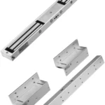 Cerradura Magnetica Doble Yli Ym180Ndledpack Con LED Ym180Ndled/Soporte De Fijacion Tipo Zl/Fuerza De Sujecion 180Kg/350Lb Por Extremo/Voltaje Dual (Ym-180Ndled + Mbk-180Ndzl)