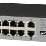 Switch De Red PoE Yamaha Swr2100P10G 10 Puertos Optimizado P/Redes Dante