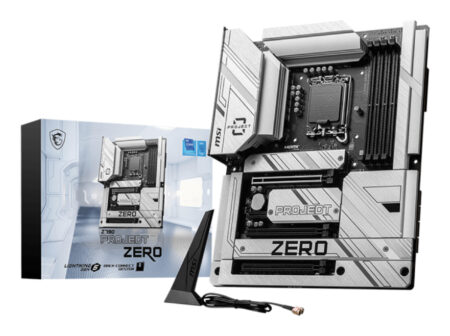 MB MSI Z790 PROJECT ZERO SOCKET 1700/DDR5/HDMI/DP/USB/WIFI 7/256GB/INTEL Z790/ATX