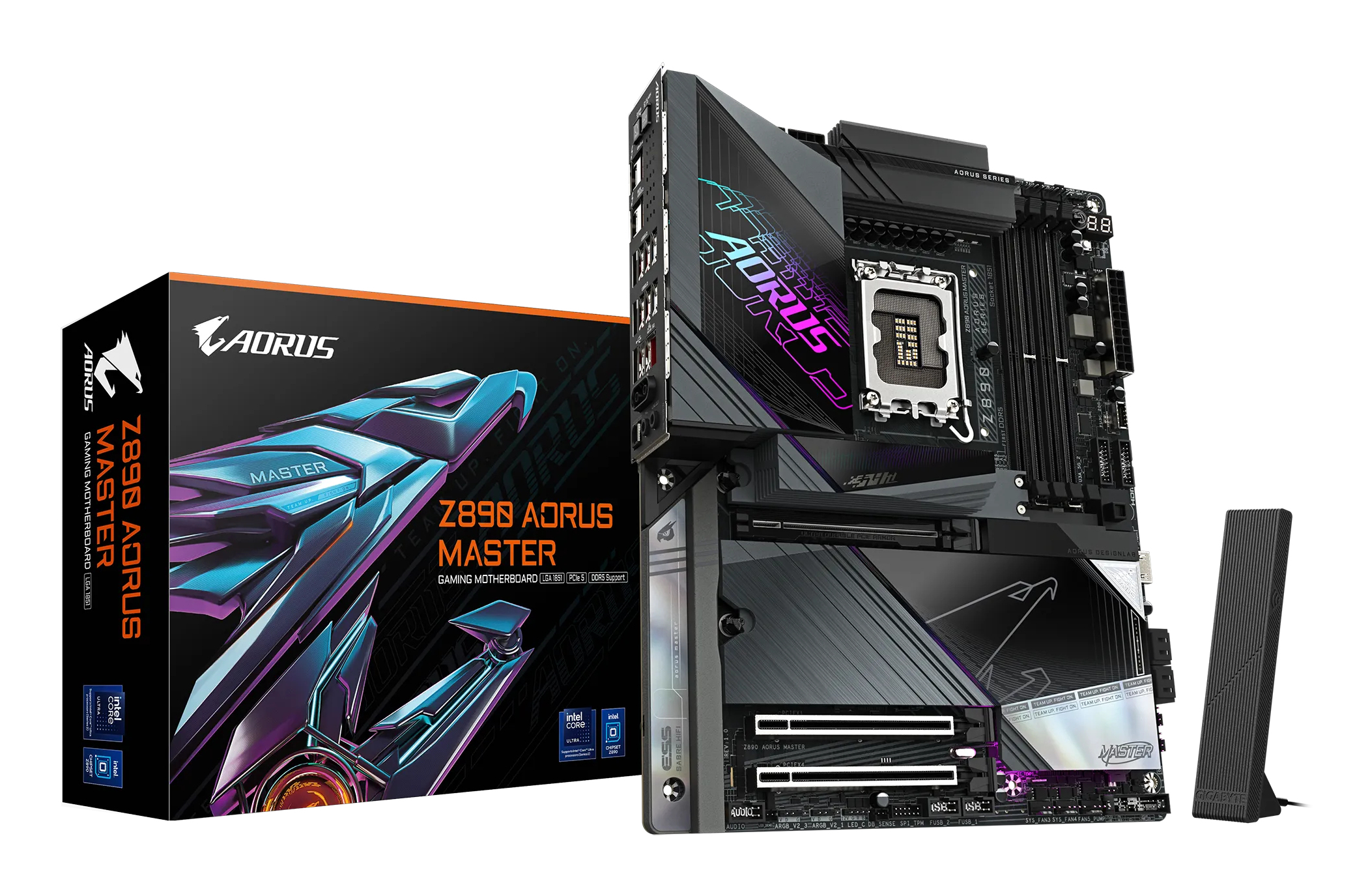Mb Gigabyte Z890 Aorus Master Socket Lga 1851/ddr5/256gb/hdmi/dp/intel Z890/atx