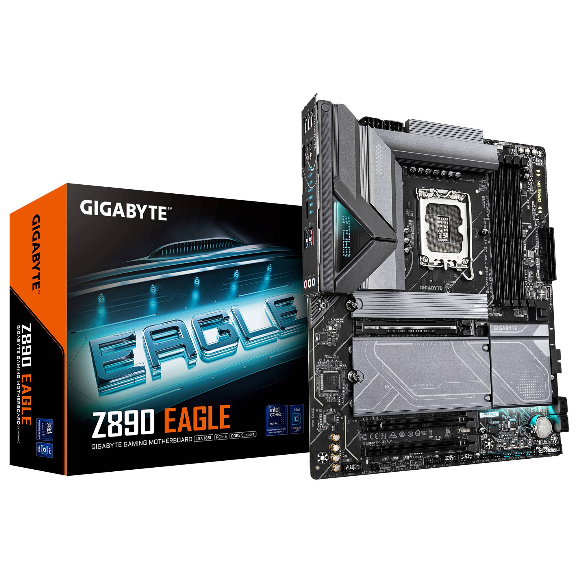 Mb Gigabyte Z890 Eagle Socket 1851/up To 256gb Ddr5/hdmi/dp/atx