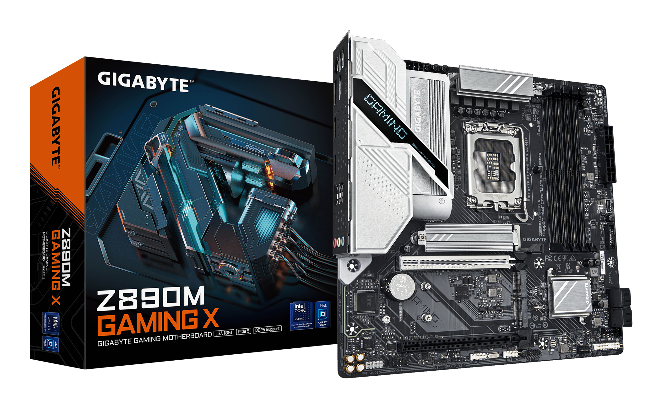 Mb Gigabyte Z890m Gaming X Socket Lga 1851/ddr5/hdmi/dp/256gb/m.2/micro Atx