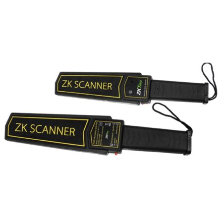 Detector De Metales Portatil Zkteco Zk-D100S/Con Bateria De Litio/Alarma Configurable/75 Decibeles De Intensidad/Ideal Para Seguridad/Fabricas/Educacion