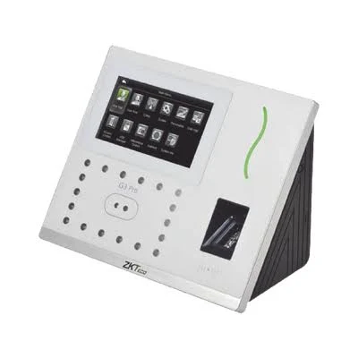 Control De Acceso Zkteco Zkg3Pro Checador Biometrico/Reconocimiento Facial/12,000 Rostros/6,000 Palmas/20,000 Tarjetas/20,000 Huellas/Soporta Ddns Con Biotimepro/Tcp/IP/USB-Host/Adms