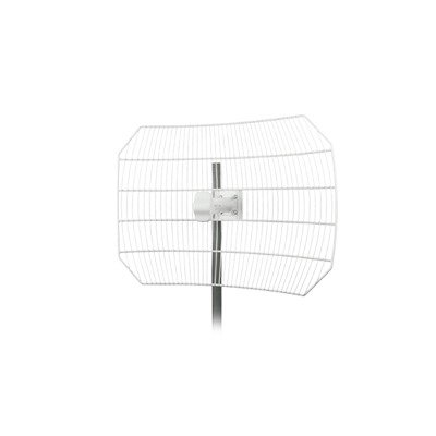 ANTENA AIRGRID AIRMAX M5 CPE UBIQUITI AG-HP-5G23 100 MBPS/5 GHZ/CON ANTENA DE REJILLA DE 23 DBI/BLANCO