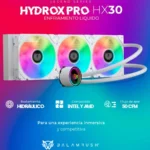ENFRIAMIENTO LIQUIDO BALAM RUSH BR-937344 HYDROX PRO HX30, 3 X 120MM, 800 - 1800RPM, COLOR NEGRO