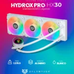 ##ENFRIAMIENTO LIQUIDO BALAM RUSH BR-937351 HYDROX PRO HX30, 3 X 120MM, 800 - 1800RPM, COLOR BLANCO (OPENBOX)