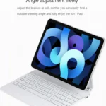 Apple MJQJ3LL/A teclado para dispositivos móviles Blanco QWERTY Inglés de EE.UU.