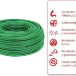 CABLE ELECTRICO IUSA 399330/10AWG/100M/COLOR ROJO