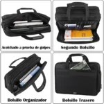 Maletin Para Laptop 17" Skypeak Stym-117Bk/Color Negro