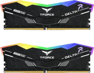 MEMORIA DDR5 32GB 7800MHZ TEAMGROUP DELTA RGB FF4D532G7800HC38DDC01 (2X16GB), BLANCO, NON-ECC, CL38, XMP