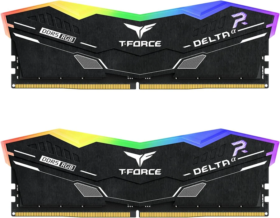 Memoria Ddr5 32gb 7800mhz Teamgroup Delta Rgb Ff4d532g7800hc38ddc01 (2x16gb), Blanco, Non-ecc, Cl38, Xmp