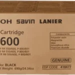 TONER RICOH IM 600/25,000 PAGINAS/ COLOR NEGRO/418477