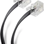 Cable Telefonico Espiral Steren 302-015N Plug A Plug Rj9, 4.5M, Negro