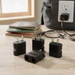 Adaptador De Enchufe Steren 905-102 Europeo A Americano, 127V, 15A, Negro