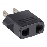 Adaptador De Enchufe Steren 905-102 Europeo A Americano, 127V, 15A, Negro