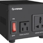 Convertidor Vca Steren 910-250, 200W, Entrada 110V/220V, Salida 220/110V, 2 Contactos, 910-250