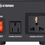 Convertidor Vca Steren 910-250, 200W, Entrada 110V/220V, Salida 220/110V, 2 Contactos, 910-250