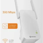 Extensor De Rango Steren Com-8100, Inalambrico, 300 Mbit/S, Rj-45, 2.4Ghz, 4 Antenas Externas