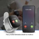 Reloj Smart Watch Techzone Tzsw03 Casual 3, Touch, Bluetooth, Android/Ios, Negro