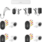 Kit Dvr 6 Canales Steren Cctv-944/HDD, 4 Camaras Bullet, Con HDD De 1Tb H.265 HDMI/VGA/USB, Color Blanco